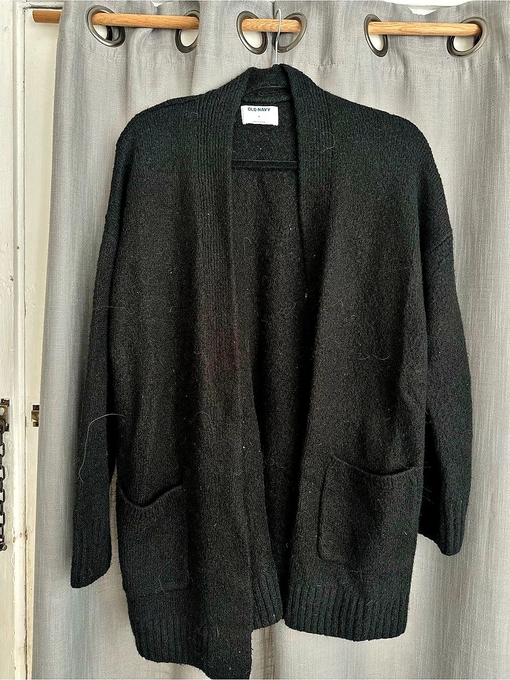 Old Navy Open-Front Cardigan Sweater Black